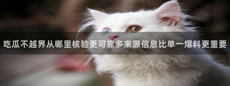 娱乐吃瓜信息核验